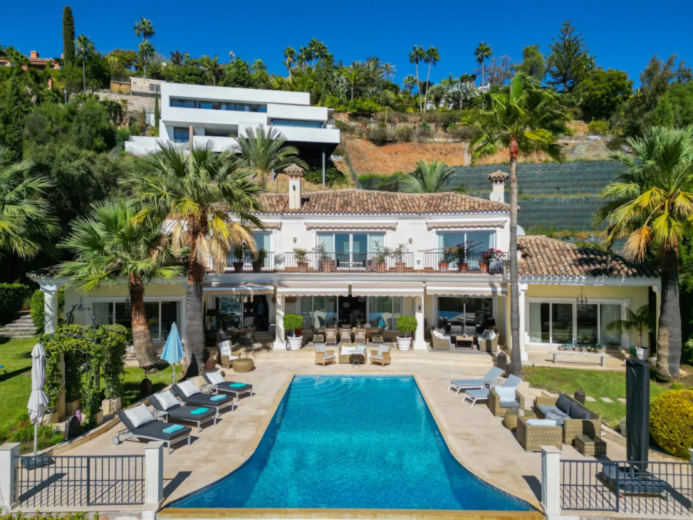 large beautiful villa with sea views in la quinta benahavis marbella 39